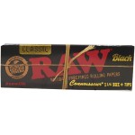 Raw Black Conoisseur 1 1/4 Size + Tips Classic - Χονδρική
